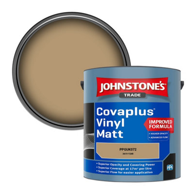 B&Q -  Covaplus Vinyl Matt Walls & Ceilings Emulsion Paint Ppguk072 (3619-Y24R) 2.5L