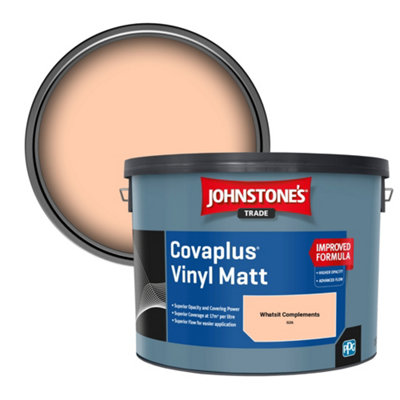 B&Q -  Covaplus Vinyl Matt Walls & Ceilings Emulsion Paint Whatsit Complements (G26) 10L