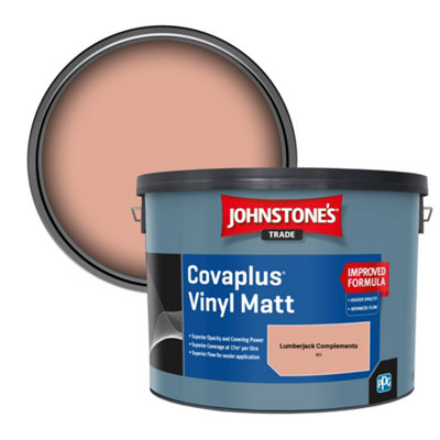 B&Q -  Covaplus Vinyl Matt Walls & Ceilings Emulsion Paint Lumberjack Complements (I21) 10L