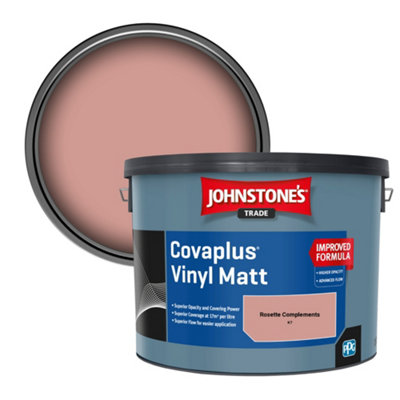 B&Q -  Covaplus Vinyl Matt Walls & Ceilings Emulsion Paint Rosette Complements (K7) 10L