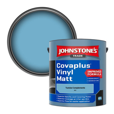 B&Q -  Covaplus Vinyl Matt Walls & Ceilings Emulsion Paint Tunisia Complements (R21) 2.5L