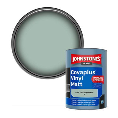 B&Q -  Covaplus Vinyl Matt Walls & Ceilings Emulsion Paint Palm Tint Complements (S6) 1L
