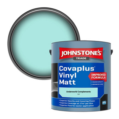B&Q -  Covaplus Vinyl Matt Walls & Ceilings Emulsion Paint Underworld Complements (T17) 2.5L