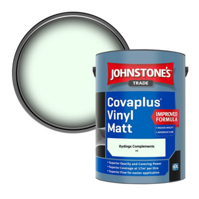 B&Q -  Covaplus Vinyl Matt Walls & Ceilings Emulsion Paint Rydings Complements (U5) 5L