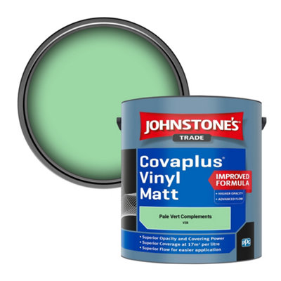 B&Q -  Covaplus Vinyl Matt Walls & Ceilings Emulsion Paint Pale Vert Complements (V28) 2.5L
