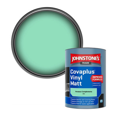 B&Q -  Covaplus Vinyl Matt Walls & Ceilings Emulsion Paint Perseus Complements (W32) 1L
