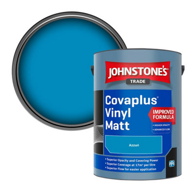 B&Q -  Covaplus Vinyl Matt Walls & Ceilings Emulsion Paint Azzuri 5L