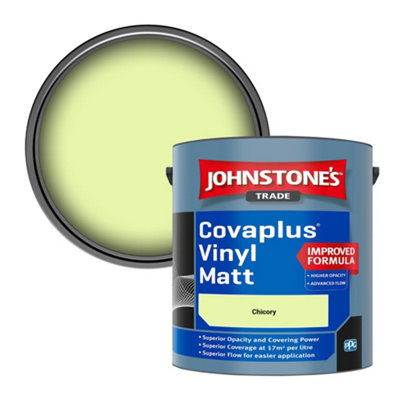 B&Q -  Covaplus Vinyl Matt Walls & Ceilings Emulsion Paint Chicory 2.5L