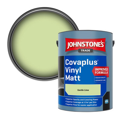 B&Q -  Covaplus Vinyl Matt Walls & Ceilings Emulsion Paint Gentle Lime 5L