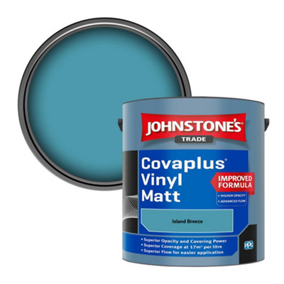 B&Q -  Covaplus Vinyl Matt Walls & Ceilings Emulsion Paint Island Breeze 2.5L
