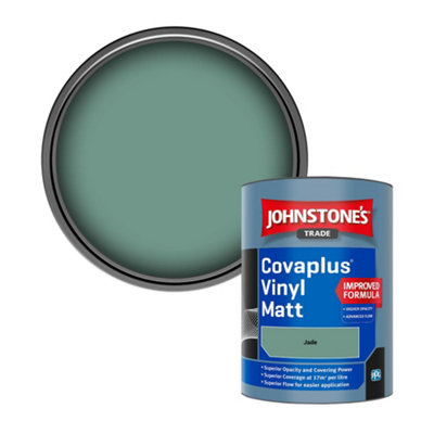 B&Q -  Covaplus Vinyl Matt Walls & Ceilings Emulsion Paint Jade 1L