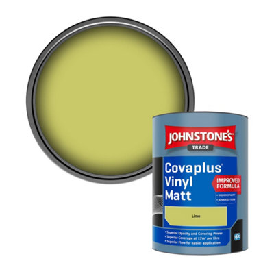 B&Q -  Covaplus Vinyl Matt Walls & Ceilings Emulsion Paint Lime 1L