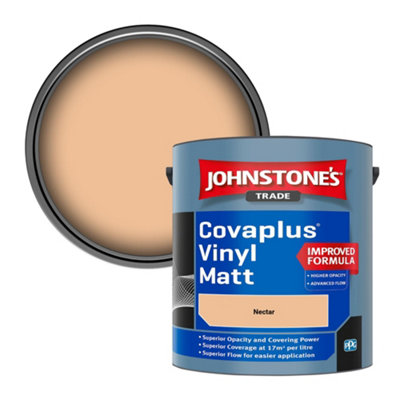 B&Q -  Covaplus Vinyl Matt Walls & Ceilings Emulsion Paint Nectar 2.5L