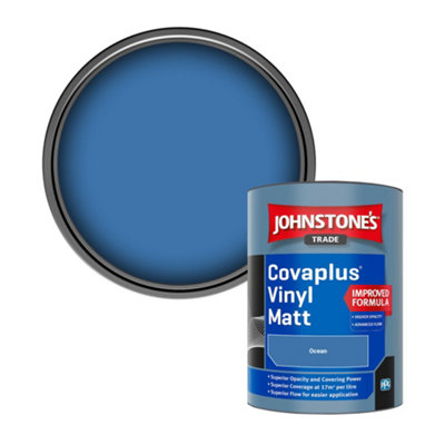 B&Q -  Covaplus Vinyl Matt Walls & Ceilings Emulsion Paint Ocean 1L