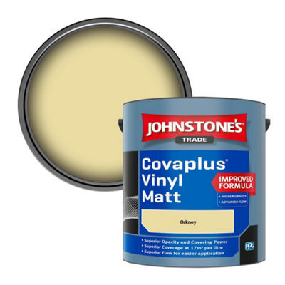 B&Q -  Covaplus Vinyl Matt Walls & Ceilings Emulsion Paint Orkney 2.5L