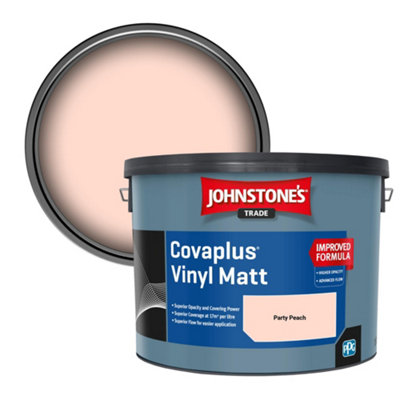B&Q -  Covaplus Vinyl Matt Walls & Ceilings Emulsion Paint Party Peach 10L
