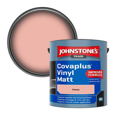 B&Q -  Covaplus Vinyl Matt Walls & Ceilings Emulsion Paint Petunia 2.5L
