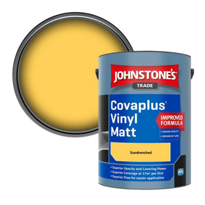 B&Q -  Covaplus Vinyl Matt Walls & Ceilings Emulsion Paint Sundrenched 5L