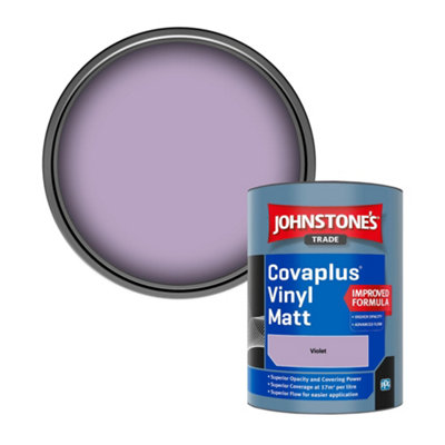 B&Q -  Covaplus Vinyl Matt Walls & Ceilings Emulsion Paint Violet 1L