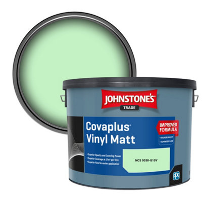 B&Q -  Covaplus Vinyl Matt Walls & Ceilings Emulsion Paint (Ncs 0030-G10Y) 10L