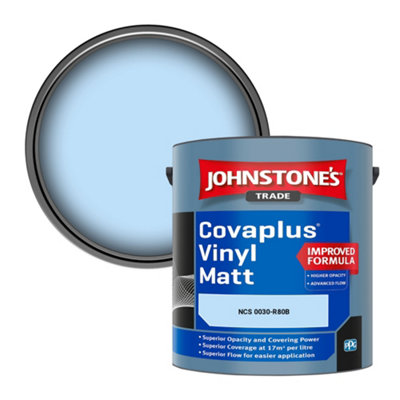 B&Q -  Covaplus Vinyl Matt Walls & Ceilings Emulsion Paint (Ncs 0030-R80B) 2.5L