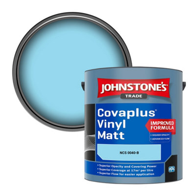 B&Q -  Covaplus Vinyl Matt Walls & Ceilings Emulsion Paint (Ncs 0040-B) 2.5L