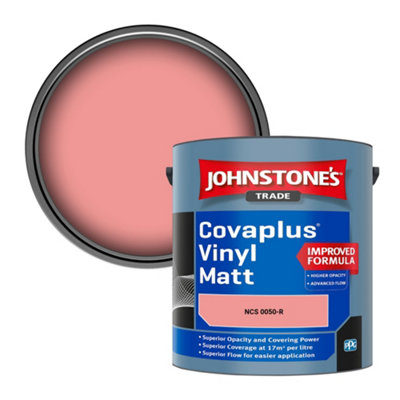 B&Q -  Covaplus Vinyl Matt Walls & Ceilings Emulsion Paint (Ncs 0050-R) 2.5L