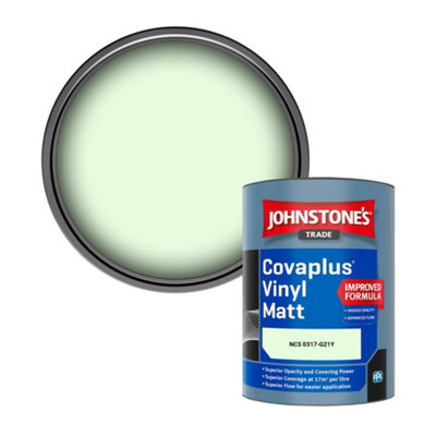 B&Q -  Covaplus Vinyl Matt Walls & Ceilings Emulsion Paint (Ncs 0317-G21Y) 1L