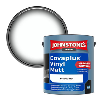 B&Q -  Covaplus Vinyl Matt Walls & Ceilings Emulsion Paint (Ncs 0402-Y12R) 2.5L