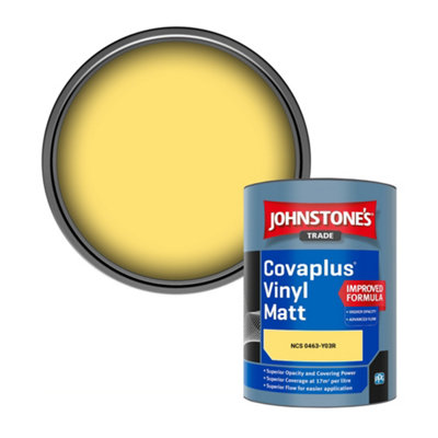 B&Q -  Covaplus Vinyl Matt Walls & Ceilings Emulsion Paint (Ncs 0463-Y03R) 1L
