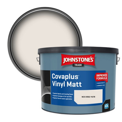B&Q -  Covaplus Vinyl Matt Walls & Ceilings Emulsion Paint (Ncs 0502-Y67R) 10L