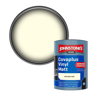 B&Q -  Covaplus Vinyl Matt Walls & Ceilings Emulsion Paint (Ncs 0506-Y22R) 1L
