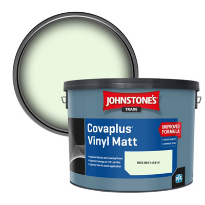 B&Q -  Covaplus Vinyl Matt Walls & Ceilings Emulsion Paint (Ncs 0611-G31Y) 10L