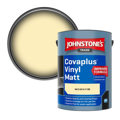 B&Q -  Covaplus Vinyl Matt Walls & Ceilings Emulsion Paint (Ncs 0616-Y18R) 5L