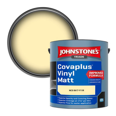 B&Q -  Covaplus Vinyl Matt Walls & Ceilings Emulsion Paint (Ncs 0617-Y11R) 2.5L
