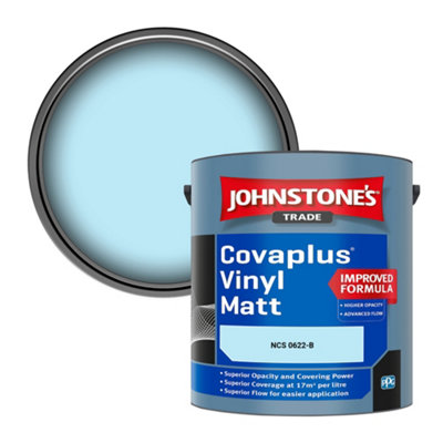 B&Q -  Covaplus Vinyl Matt Walls & Ceilings Emulsion Paint (Ncs 0622-B) 2.5L
