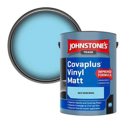 B&Q -  Covaplus Vinyl Matt Walls & Ceilings Emulsion Paint (Ncs 0638-B03G) 5L
