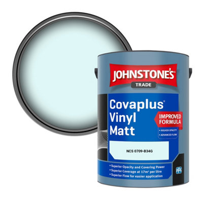 B&Q -  Covaplus Vinyl Matt Walls & Ceilings Emulsion Paint (Ncs 0709-B34G) 5L