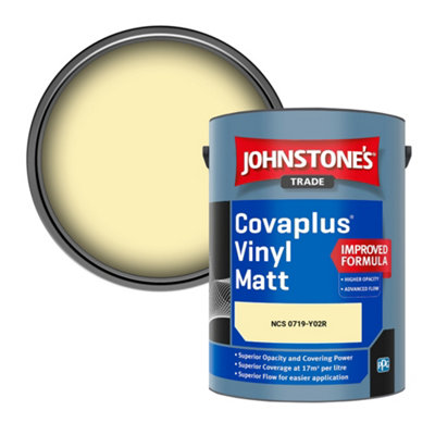 B&Q -  Covaplus Vinyl Matt Walls & Ceilings Emulsion Paint (Ncs 0719-Y02R) 5L