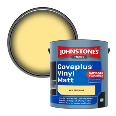 B&Q -  Covaplus Vinyl Matt Walls & Ceilings Emulsion Paint (Ncs 0735-Y03R) 2.5L