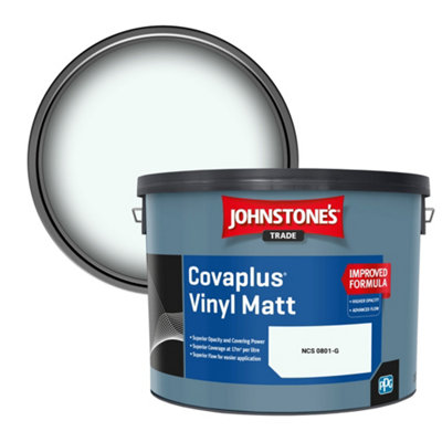 B&Q -  Covaplus Vinyl Matt Walls & Ceilings Emulsion Paint (Ncs 0801-G) 10L