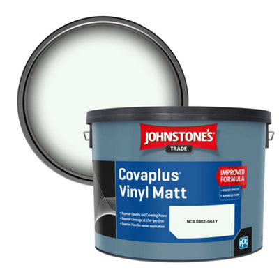 B&Q -  Covaplus Vinyl Matt Walls & Ceilings Emulsion Paint (Ncs 0802-G61Y) 10L
