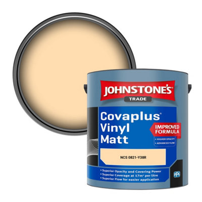 B&Q -  Covaplus Vinyl Matt Walls & Ceilings Emulsion Paint (Ncs 0821-Y38R) 2.5L