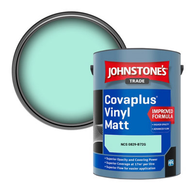 B&Q -  Covaplus Vinyl Matt Walls & Ceilings Emulsion Paint (Ncs 0829-B72G) 5L