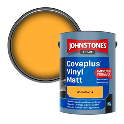B&Q -  Covaplus Vinyl Matt Walls & Ceilings Emulsion Paint (Ncs 0870-Y21R) 5L