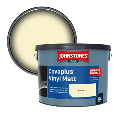 B&Q -  Covaplus Vinyl Matt Walls & Ceilings Emulsion Paint (Ncs 0911-Y) 10L