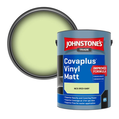 B&Q -  Covaplus Vinyl Matt Walls & Ceilings Emulsion Paint (Ncs 0923-G48Y) 5L