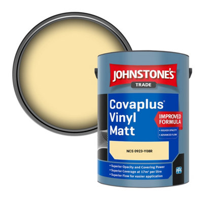 B&Q -  Covaplus Vinyl Matt Walls & Ceilings Emulsion Paint (Ncs 0923-Y08R) 5L
