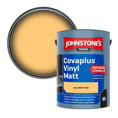 B&Q -  Covaplus Vinyl Matt Walls & Ceilings Emulsion Paint (Ncs 0949-Y22R) 5L