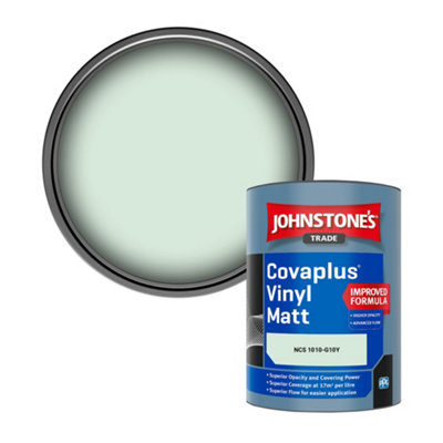 B&Q -  Covaplus Vinyl Matt Walls & Ceilings Emulsion Paint (Ncs 1010-G10Y) 1L